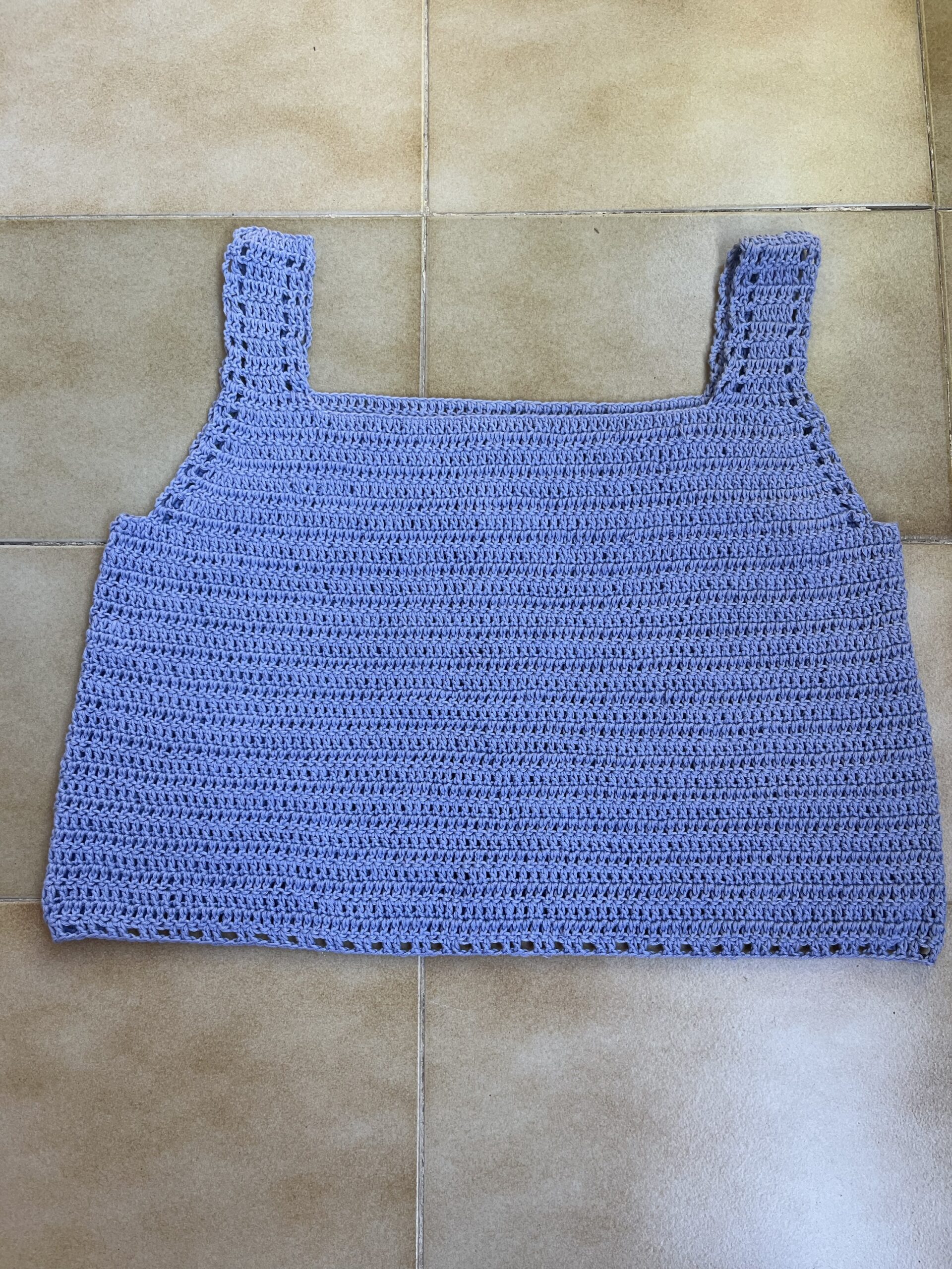 Crochet crop top