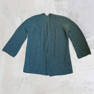 Handmade Wool Crochet Cardigan for Women | Open Front